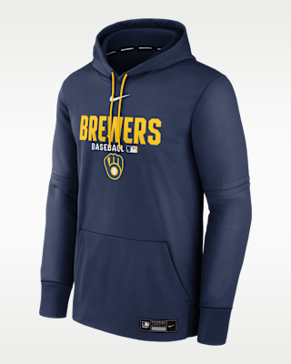 Milwaukee Brewers Authentic Collection Men's Nike Therma MLB
